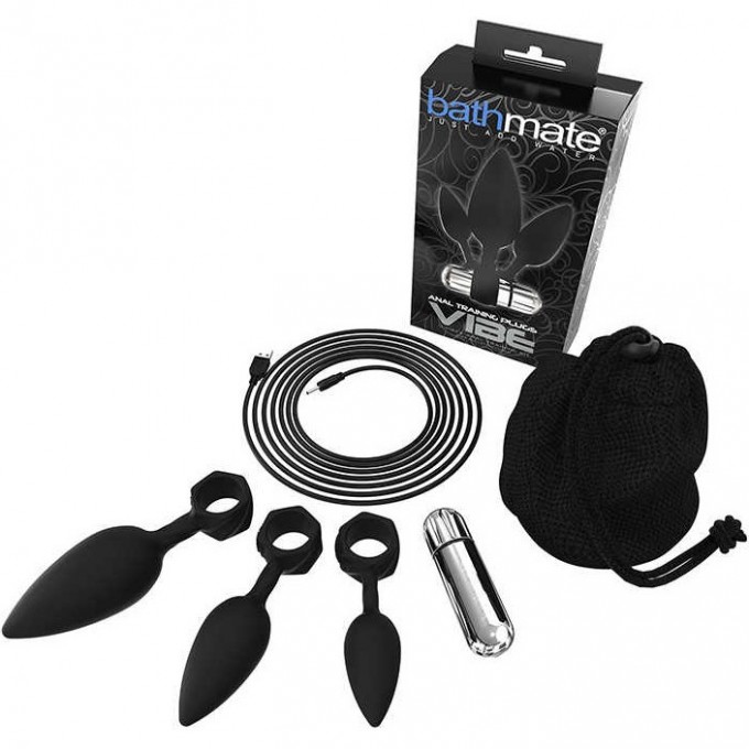 Анальная вибровтулка BATHMATE ANAL TRAINING PLUGS BM-V-VP Анальная вибровтулка BATHMATE ANAL TRAINING PLUGS BM-V-VP