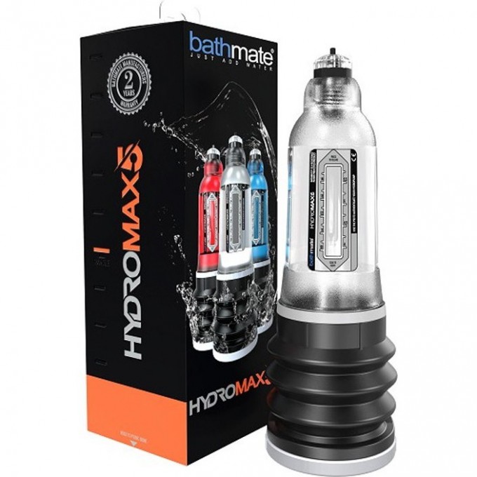 Гидропомпа BATHMATE HYDROMAX5 прозрачная BM-HM5-CC Гидропомпа BATHMATE HYDROMAX5 прозрачная BM-HM5-CC