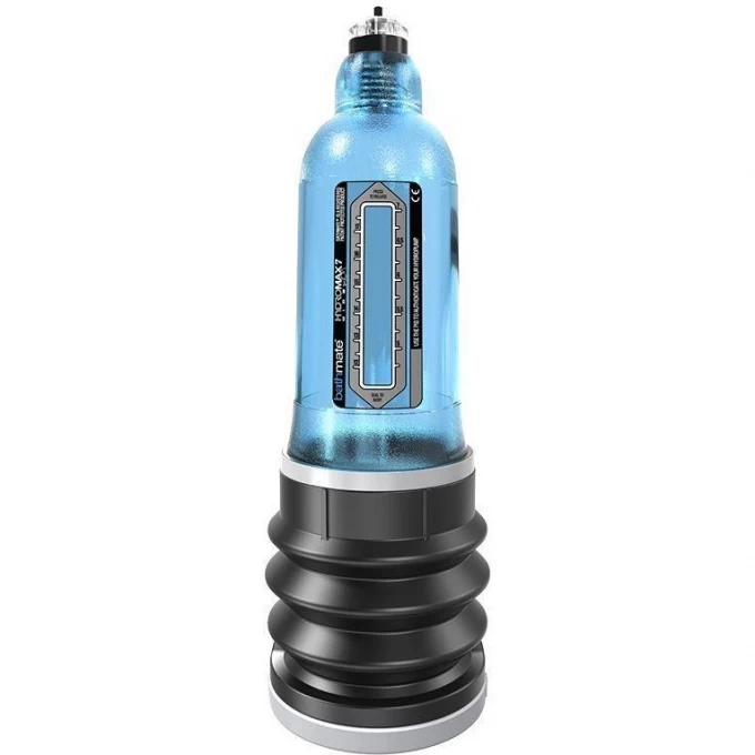 Гидропомпа BATHMATE HYDROMAX7 WIDE BOY AQUA синяя BM-HM7WB-AB