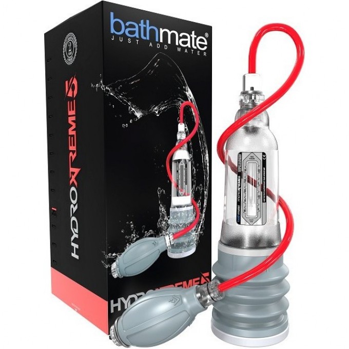 Гидропомпа BATHMATE HYDROXTREME5 прозрачная BM-HX5-CC Гидропомпа BATHMATE HYDROXTREME5 прозрачная BM-HX5-CC