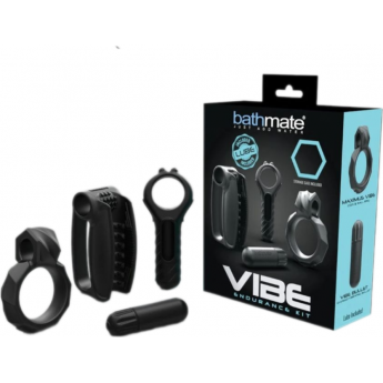 Набор BATHMATE VIBE ENDURANCE KIT: кольцо, вибропуля, мастурбатор