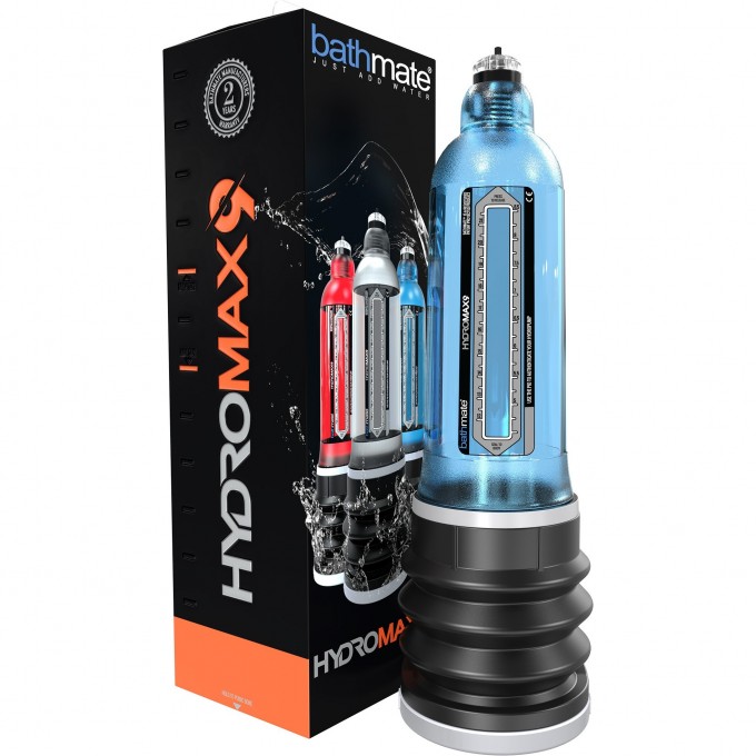 Гидропомпа BATHMATE HYDROMAX9 AQUA синяя BM-HM9-AB Гидропомпа BATHMATE HYDROMAX9 AQUA синяя BM-HM9-AB